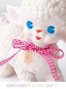 1pc PVC Decoration Craft, Cute Sheep Design Decoration Object For Home Decor - White - View 9