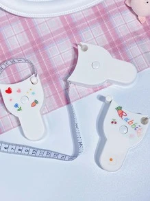 1 pieza Cinta métrica portátil - Blanco - Ver 5