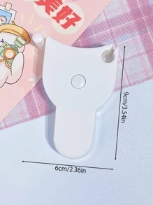 1 pieza Cinta métrica portátil - Blanco - Ver 2