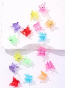女士蝴蝶設計時尚髮爪適用於頭髮裝飾用品 - 彩色 - 查看 2