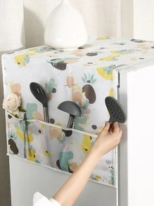 1入組卡通鴨圖案冰箱罩 - 彩色 - 查看 4