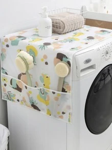 1入組卡通鴨圖案冰箱罩 - 彩色 - 查看 1