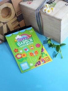 1pc Cartoon Graphic Sticker Book, Colorful Cute Paper Decorative Sticker For DIY - Multicolor - View 2