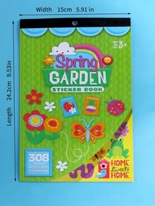 1pc Cartoon Graphic Sticker Book, Colorful Cute Paper Decorative Sticker For DIY - Multicolor - View 6