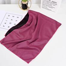 1pc Outdoor Cooling Quick-drying Portable Fitness Towel - Hot Pink - View 3
