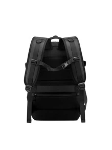 Large Capacity Buckle Decor Charging Port Design Functional Backpack With USB Charging Port for Women Students,White-collar Workers Perfect for High School,College,Business Outdoors Back to School - Black - View 5