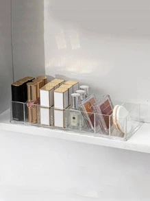 1 hộp đựng son môi trong suốt, hộp đựng đồ PS nhiều ngăn cho gia đình, cho kỳ nghỉ bãi biển, bộ sưu tập phòng tắm, bộ sưu tập phòng ngủ, dung tích lớn - Trong sáng - Xem 5