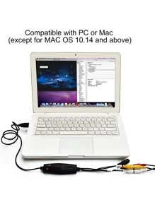 DIGITNOW Video Capture Converter, VHS To DVD, Capture Analog Video To Digital For Windows - Black - View 4