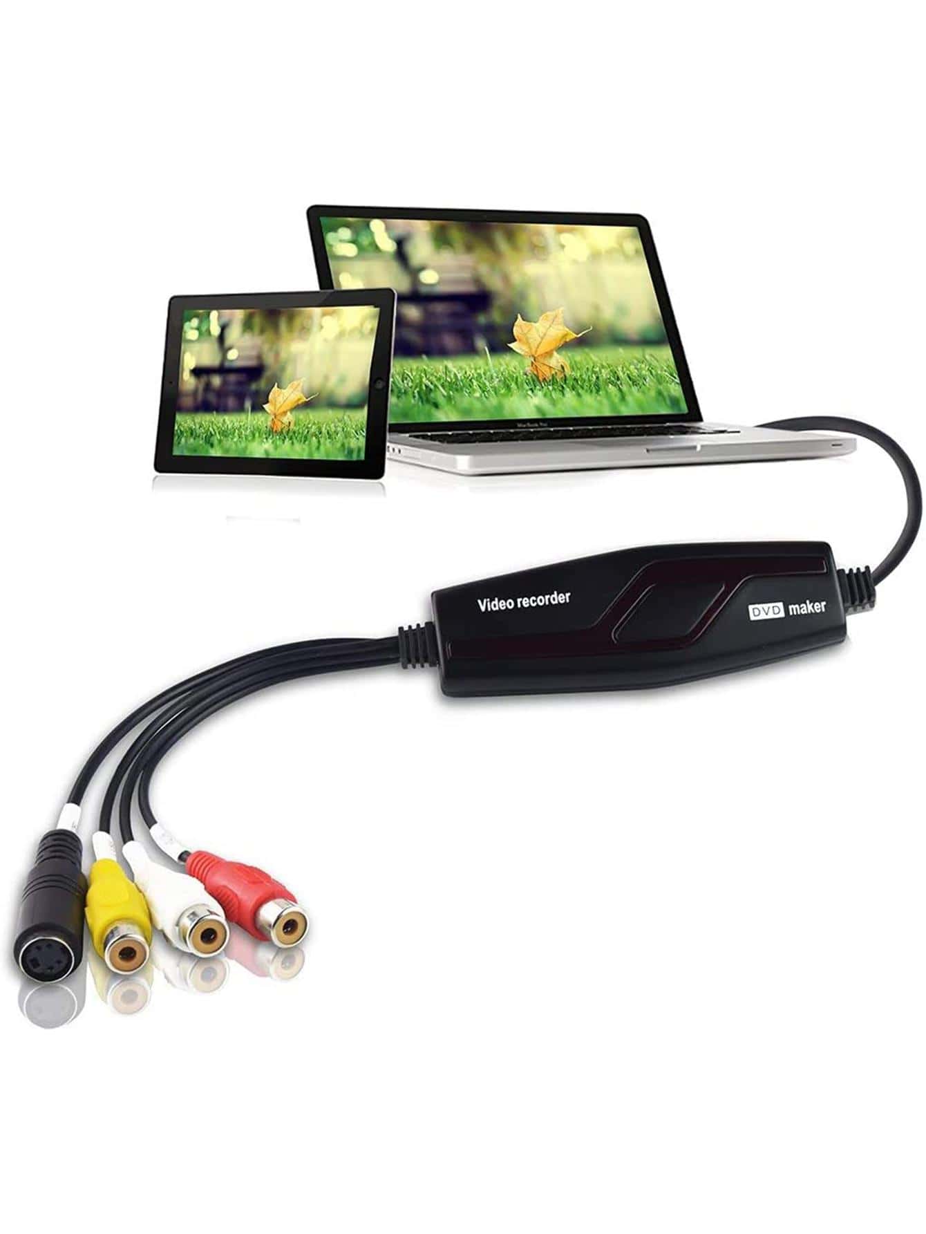 DIGITNOW Video Capture Converter, VHS To DVD, Capture Analog Video To Digital For Windows