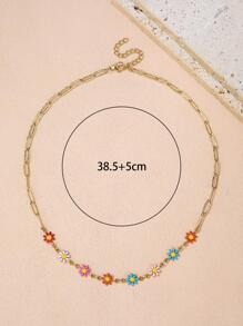 Vòng cổ trang trí hoa - Nhiều màu - Xem 6