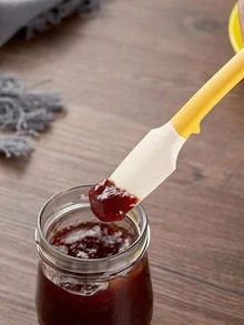 1/2pcs Multi-Purpose Bottle Bottom Scraper, Cream Spatula, Soft Silicone Spatula, Jam Silicone Scraper. - Multicolor - View 5