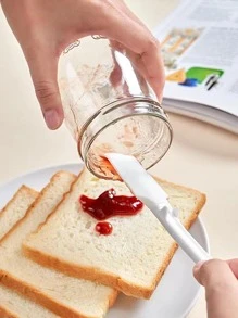 1/2pcs Multi-Purpose Bottle Bottom Scraper, Cream Spatula, Soft Silicone Spatula, Jam Silicone Scraper. - Multicolor - View 3