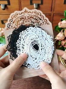 20pcs Lace Design Decorative Craft Paper - Multicolor - View 4