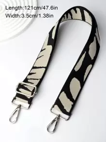 Adjustable Colourblock Bag Strap Handbag Purse Strap For Crossbody Shoulder Bag - View 4