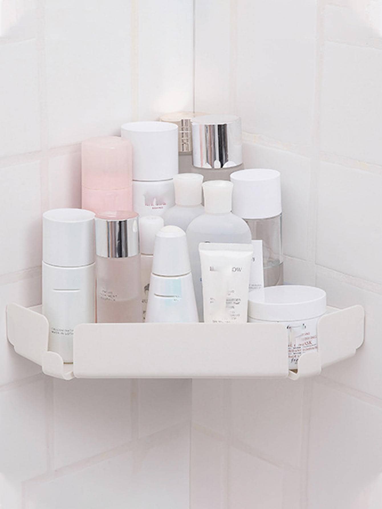 1 giá treo tường trơn - trắng - Xem 1