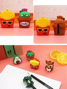 1 件鳄梨形铅笔刀 - 彩色 - 查看 5