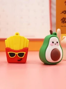 1 件鳄梨形铅笔刀 - 彩色 - 查看 3