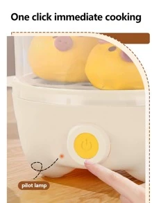 家用煮蛋器和2塊百潔布和木鏟和蛋黃分離器和量杯和不銹鋼盆 - 白色 - 查看 3