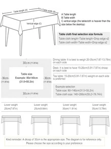 1 khăn trải bàn họa tiết dâu tây - Đỏ - Xem 5