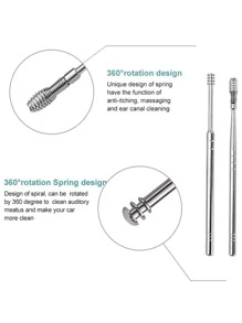 1set Stainless Steel Cleaning Tool,Bag,Organizer,Storage