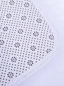 1pc Flower Pattern Rug, Modern Flower & Branch Print Floor Rug For Living Room And Bedroom - Multicolor - View 5