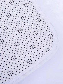 1pc Mandala Pattern Rug, Boho Geometric Flower Pattern Floor Rug For Living Room And Bedroom - Multicolor - View 5