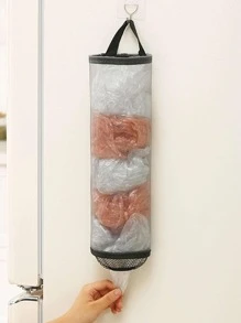 1pc Hanging Food Storage Bag - Grey - View 1