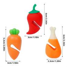 1 cái Dụng cụ chống tràn nắp nồi hình rau củ - Nhiều màu - Xem 2