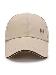 1 Mũ Bóng Chày Thường Ngày Thêu Chữ Nam Cho Cuộc Sống Hàng Ngày - Màu Khaki - Xem 3