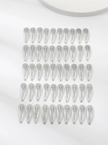 10 cái Clip chụp thường ngày cho nữ chắc chắn cho cuộc sống hàng ngày - Bạc - Xem 2