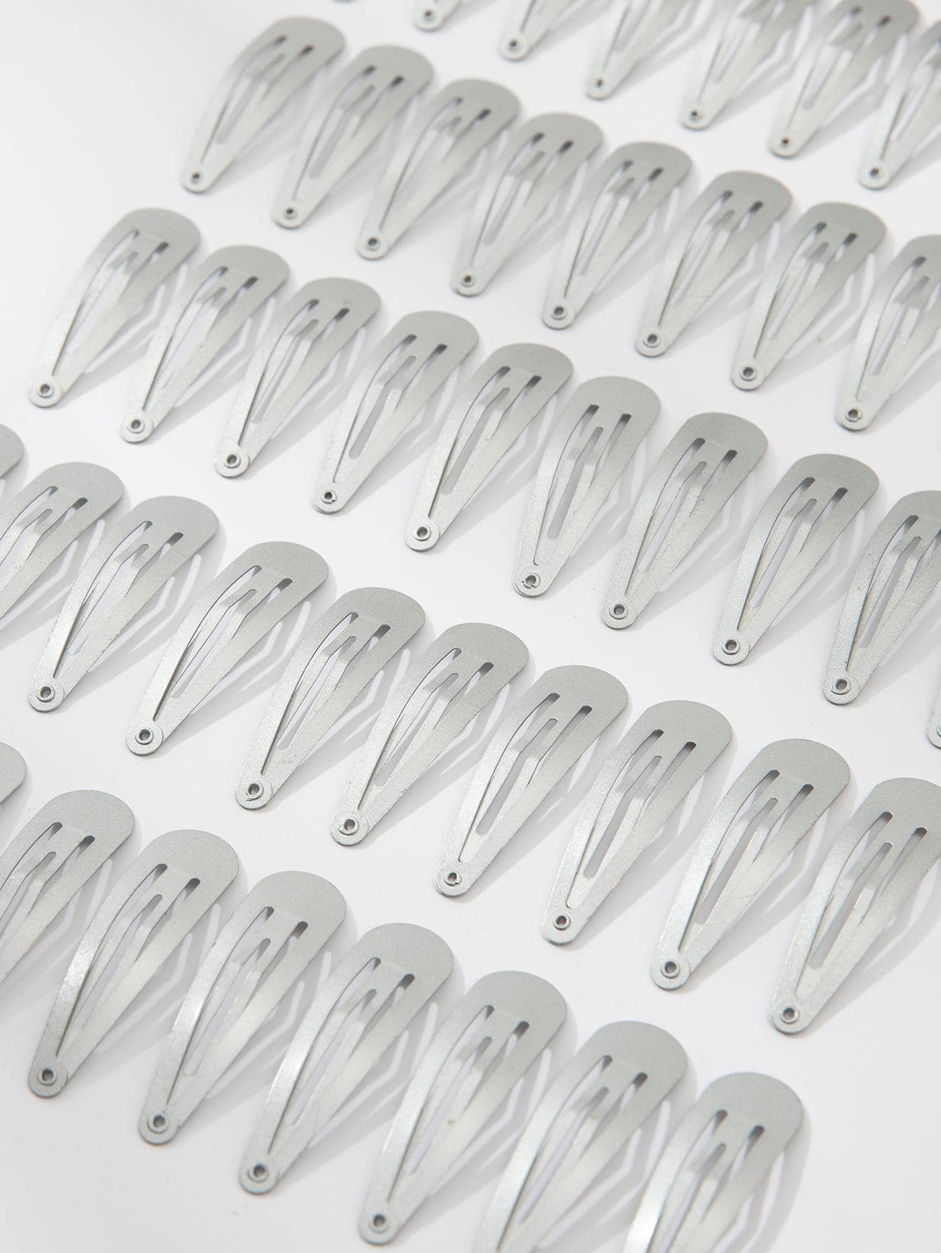 10 cái Clip chụp thường ngày cho nữ chắc chắn cho cuộc sống hàng ngày - Bạc - Xem 1