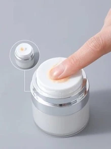 1入組便攜美妝粉末狀收納盒 - 白色 - 查看 1