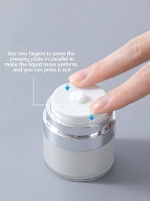 1入組便攜美妝粉末狀收納盒 - 白色 - 查看 4