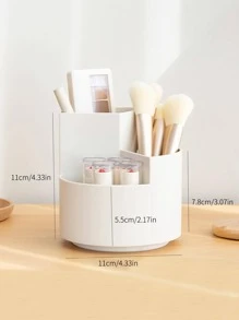 1pc Multi-Layer Makeup Brush Holder,For Holiday Beach, Bathroom Collection, Bedroom Collection, Large Capacity
