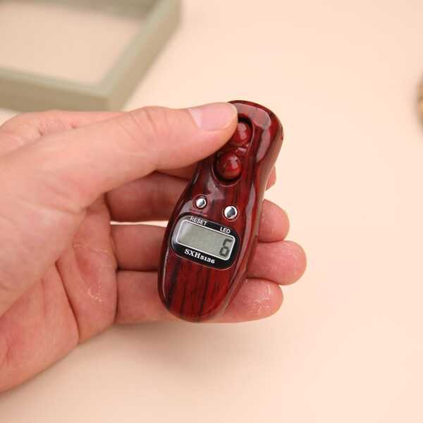 عداد إلكتروني كروي جديد مع إضاءة ليلية ، عداد تسجيل إلكتروني للمستودع والأنشطة الداخلية والخارجية