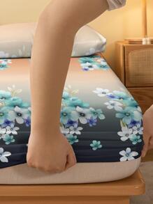 Sprei Pola Floral, Sprei Elastis Modern Untuk Kamar Tidur - MultiWarna - View 3