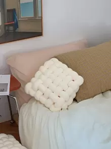 1 Chiếc Gối Trang Trí Thiết Kế Dệt, Gối Ném Vải Nỉ Trắng Bắc Âu Cho Ghế Sofa Gia Đình - trắng - Xem 8