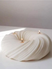 Creative Big Donut Candle Mold Round Swirlcandle Doughnut Silicone Mould Handmade Large Candle Making Wax Molds Tools Home Decoration - Multicolor - View 5