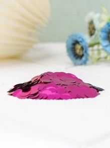 1入組/10克小圓彩紙氣球裝飾 - 玫紅色 - 查看 2