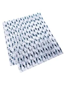 PVC Bọc Tủ Lạnh, Họa Tiết Cá Voi Ngộ Nghĩnh Tủ Lạnh Chống Bụi Dành Cho Hộ Gia Đình - Màu xanh lam - Xem 7