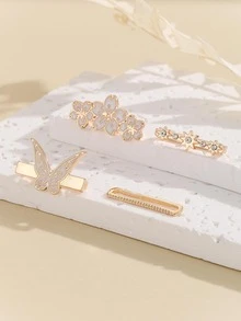 chiếc nhẫn trang trí hình hoa & bướm thời trang bằng hợp kim kẽm Vòng trang trí dây đeo đồng hồ, cho cuộc sống hàng ngày - Nhiều màu - Xem 5