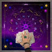 1 pieza con patrón de constelación moderno de tela mesa paño para Tarot Tarjeta - Multicolor - Ver 2