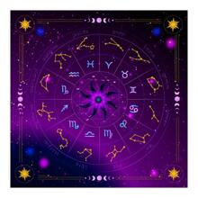 1 pieza con patrón de constelación moderno de tela mesa paño para Tarot Tarjeta - Multicolor - Ver 3