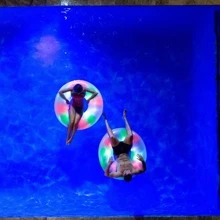 Pool Candy 48" Jumbo Pool Tube (Illuminated) - Multicolor - View 2