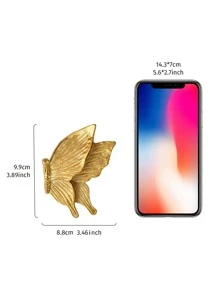 Cirelle 4pcs Butterfly Shaped Wall Hanging,Home Decor ,Room Decor,Wall Decor Gifts Birthday Graduation - Gold - View 4