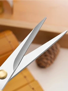 1 May Bằng Thép Không Gỉ Kéo, Retro Chỉ Thêu Di Động Kéo May Vá - Đồng - Xem 4