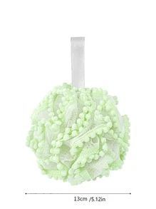 1入組滌綸隨機色發泡沐浴現代小絨球邊浴花 - 彩色 - 查看 5
