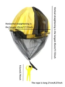 1入組手掌投擲降落傘士兵降落傘戶外鍛煉益智玩具 - 黃色 - 查看 7