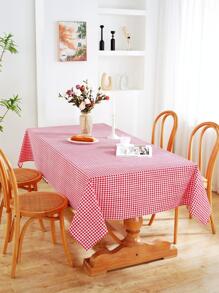 1 pieza Mantel a cuadros rojos y blancos de estilo minimalista para Navidad, mantel rectangular lavable, adecuado para aparador, mesita de noche, decoración del hogar, picnic, camping, reuniones, cenas, cumpleaños, fiestas, vacaciones, bodas, Navidad, Año Nuevo, todas las estaciones, otoño - Rojo - Ver 8