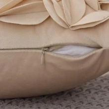 1 pieza Funda de cojín sin relleno con diseño de hoja